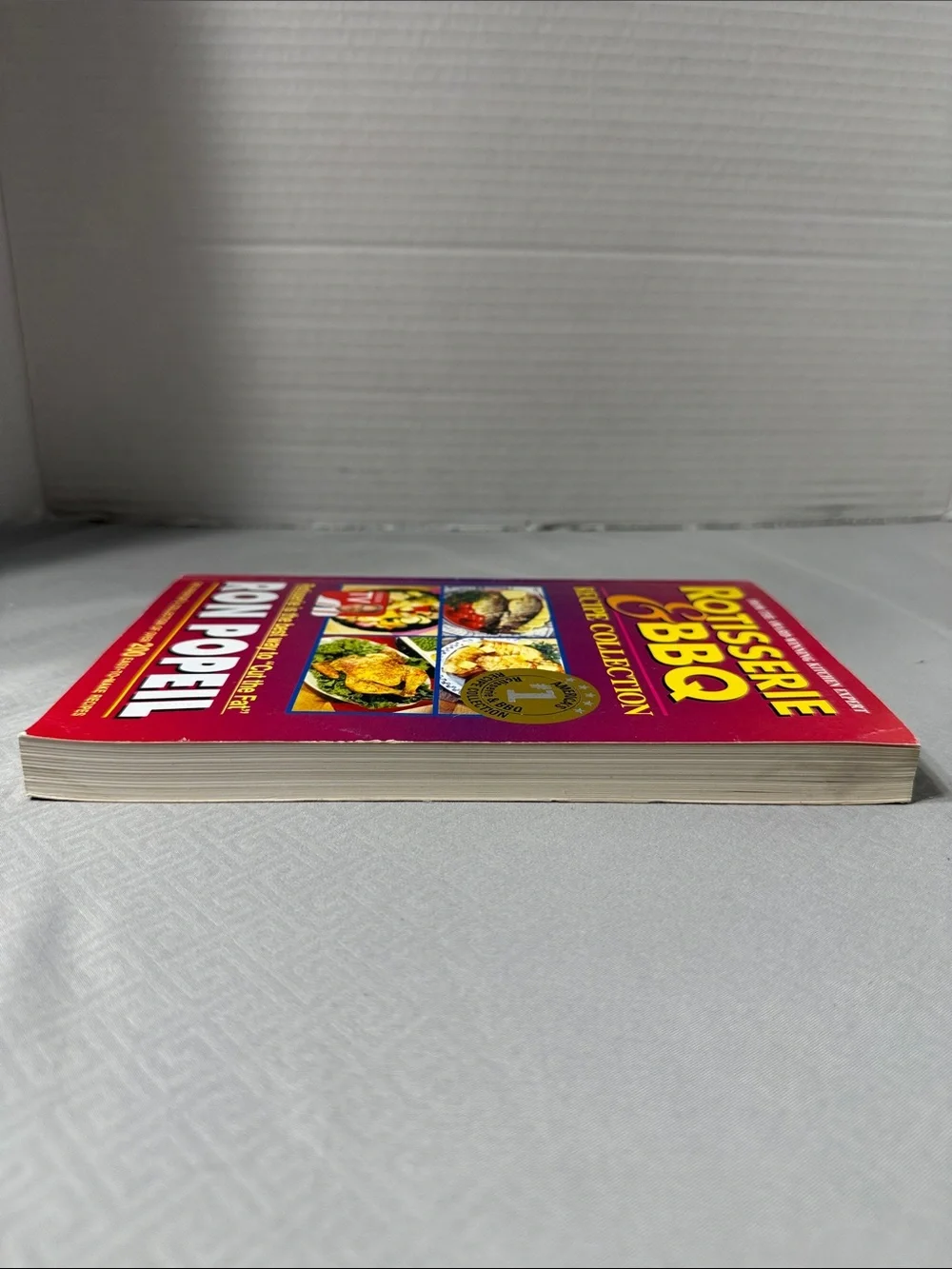 Rotisserie & BBQ Recipe Collection Cookbook Red Cover Paperback by Ron Popeil